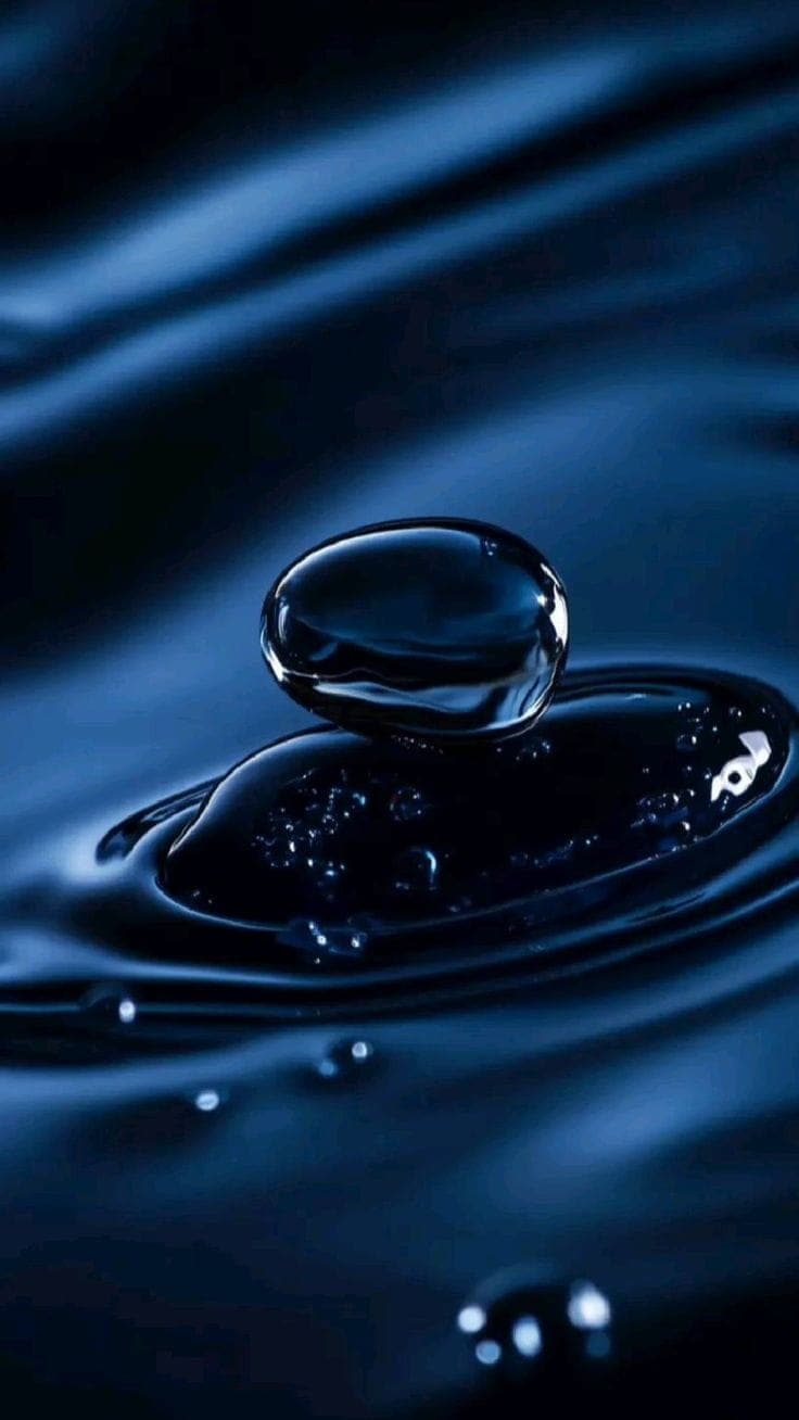 Water droplet closeup