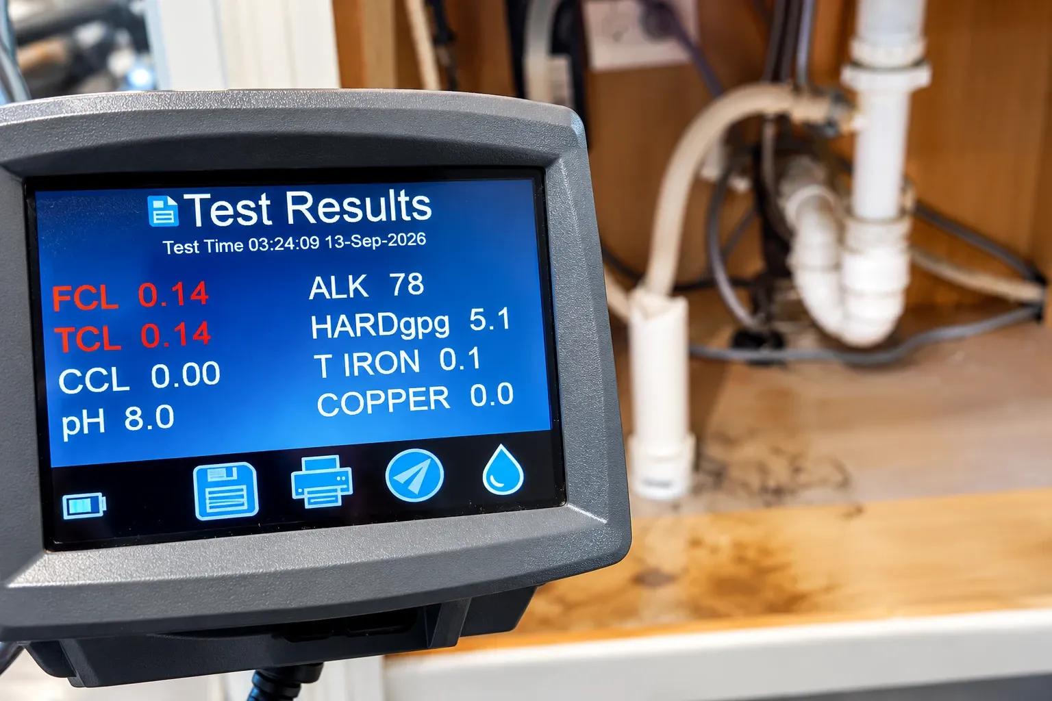 What a Water Test Reveals About Hard Water in Westford Homes