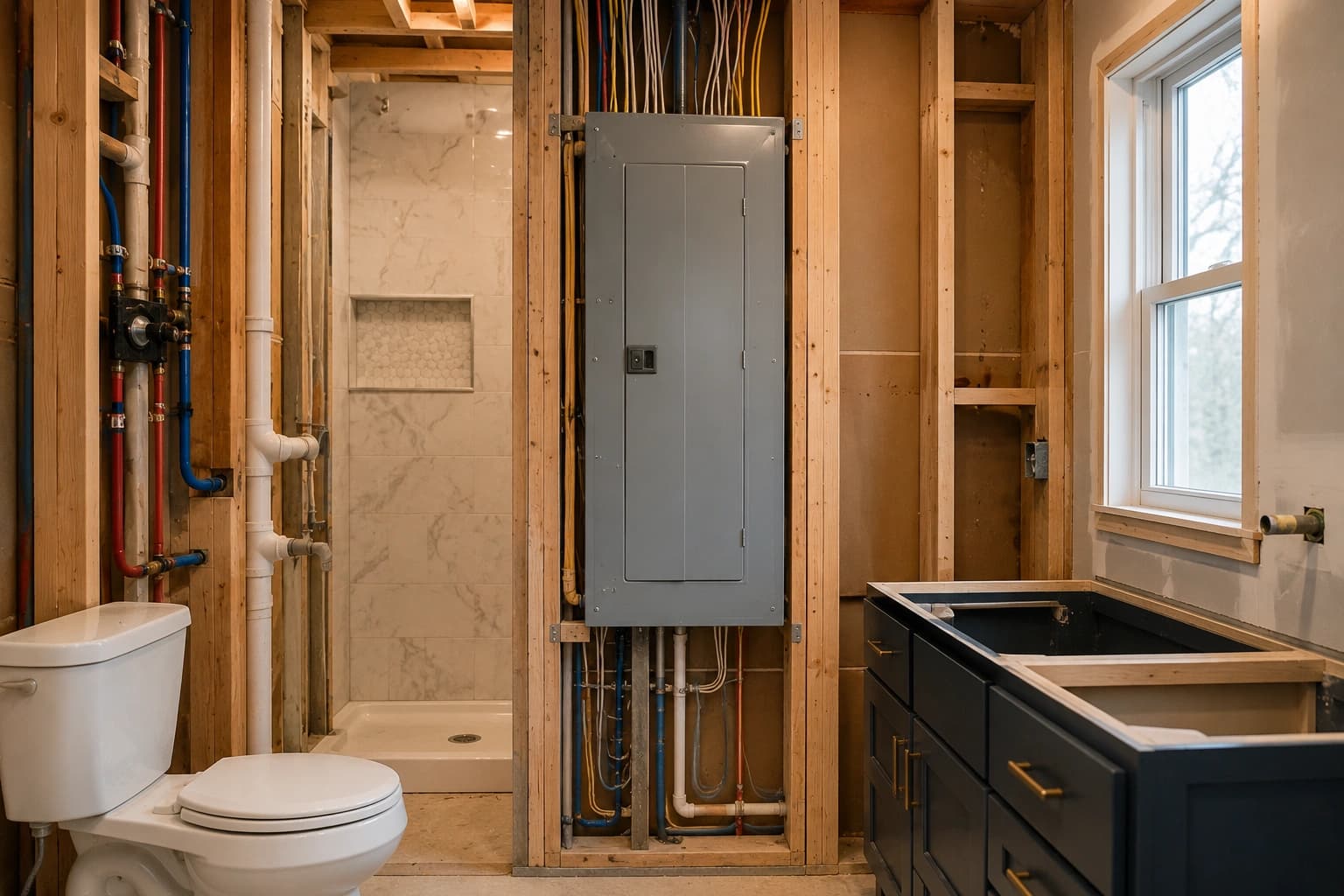 Bathroom Electrical Panel Conflicts in Westford, MA: Who Handles What