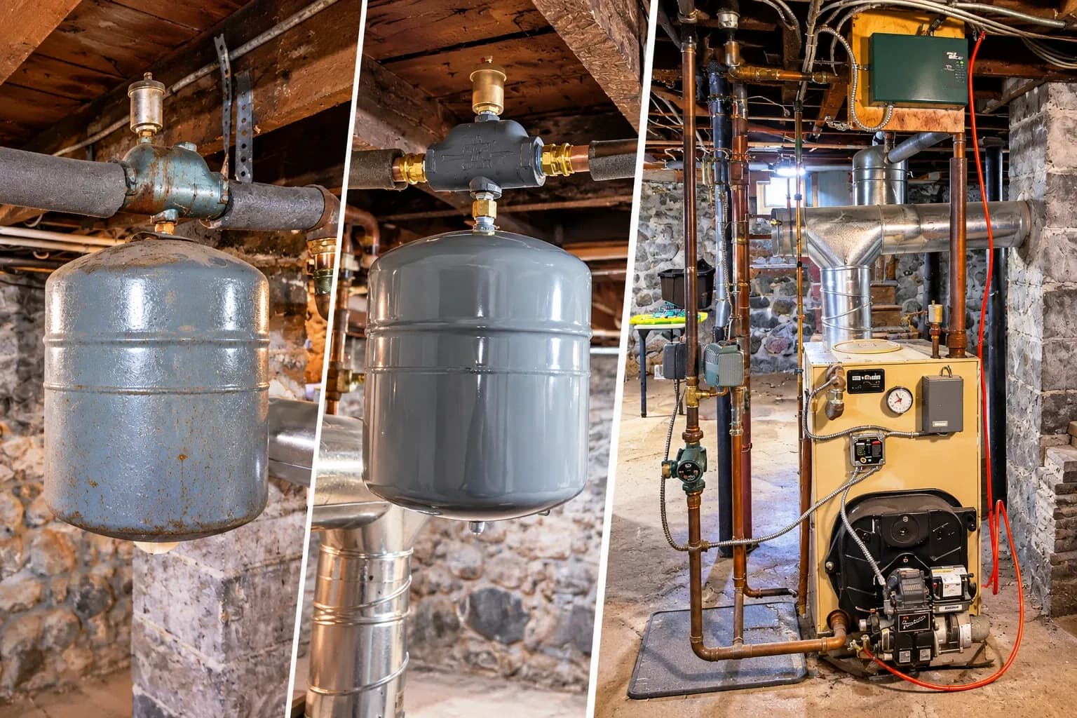 Expansion Tank Noise, Missing Isolation Valves, and High Street Pressure: A Billerica Heating System Checkup