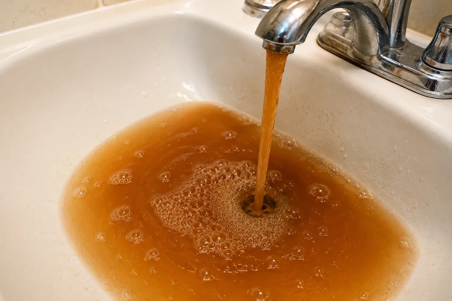Rust-Colored Water & Hot/Cold Water Swings in Westford, MA